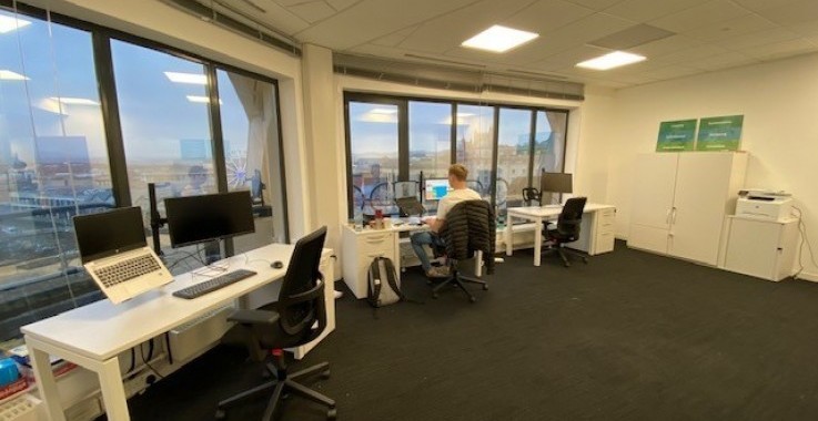 Interior shot of new Bristol office 